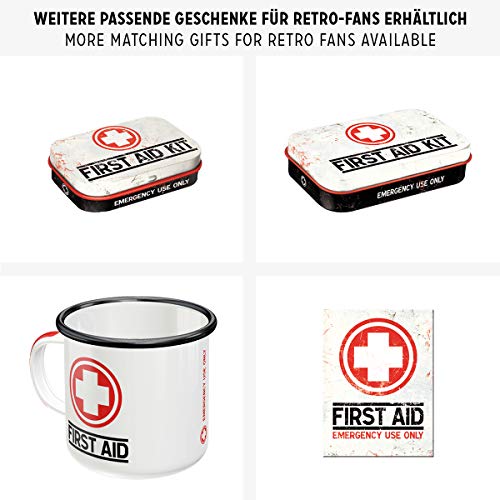 Nostalgic-Art Tin Box Flat, Metal, Multicoloured, 6 X 16 X 7 Cm / 9 X 6,3 X 2,8 Inch #TOP4