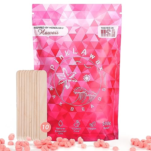 Hard Wax Beans Hair Removal Kit, Bestienoly Wax Beads for Facial, Brazilian Bikini, Underarms, Back