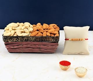 SFU E Com Dry Fruit Hamper For Rakshabandhan Gift | Dry Fruit And Rakhi For Brother | Dry Fruit Basket Hamper | 33-picture-12