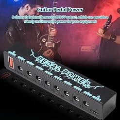 Jemora Alimentation pour pédale de Guitare, effecteur de Guitare, 8 Sorties DC isolées, Alimentation isolée USB in 5V 2,1a et 8 Sorties DC 9V et 1 Sortie USB - Les Beatles, Paul McCartney, John Lennon, RIngo Starr, George Harrison Jemora Alimentation pour pédale de Guitare, effecteur de Guitare, 8 Sorties DC isolées, Alimentation isolée USB in 5V 2,1a et 8 Sorties DC 9V et 1 Sortie USB – Image 2