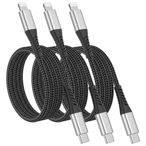 Câble USB C vers Lightning Anti Rupture Cordon Renforcé Haute Résistance