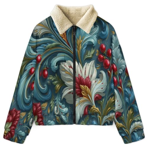 Veste polaire femme motif cachemire pour un hiver enveloppé de douceur