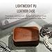 Linsoul TIN HiFi Portable PU Leather Storage Case for Tin Audio T2 T3 T2 PRO Earphones (Brown)
