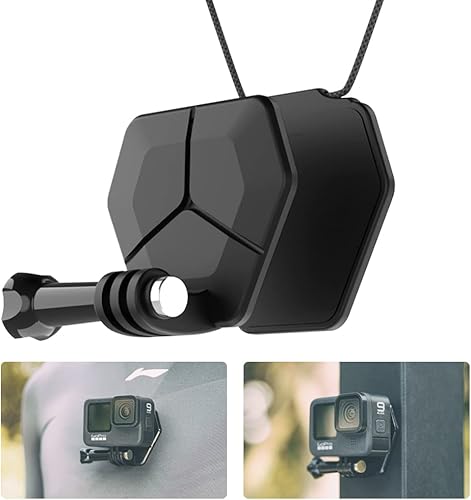 SUREWO Soporte magnético de cámara de acción para Gopro, soporte magnético de valla compatible con GoPro Hero 11, 10, 9, 8, 7, 6, 5, negro, DJI Osmo SUREWO Soporte magnético de cámara de acción para Gopro, soporte magnético de valla compatible con GoPro Hero 11, 10, 9, 8, 7, 6, 5, negro, DJI Osmo