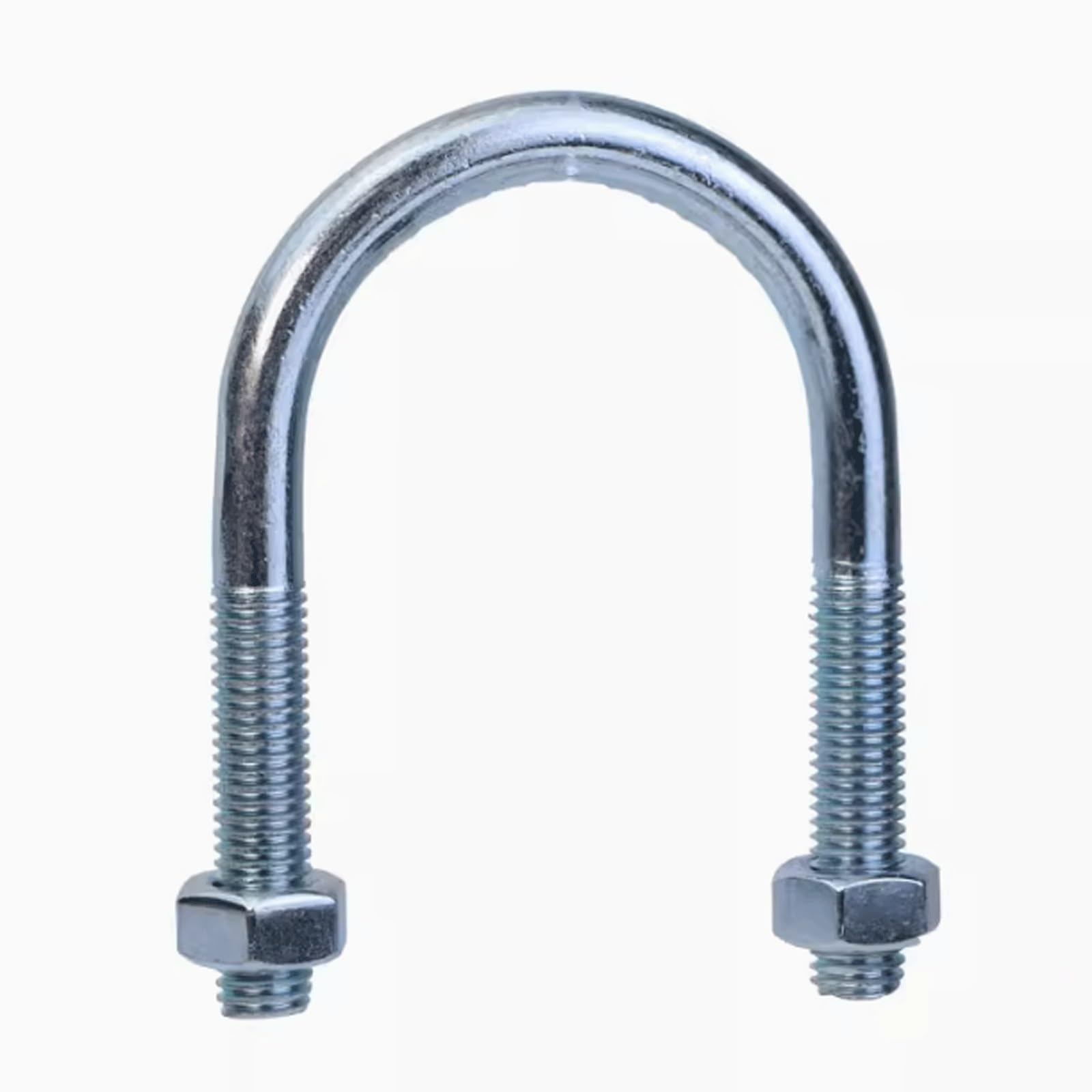 Bulloni a U in acciaio inossidabile, Bulloni a U M16 zincati con dadi argento dimensioni multiple(M16*106 * 161)