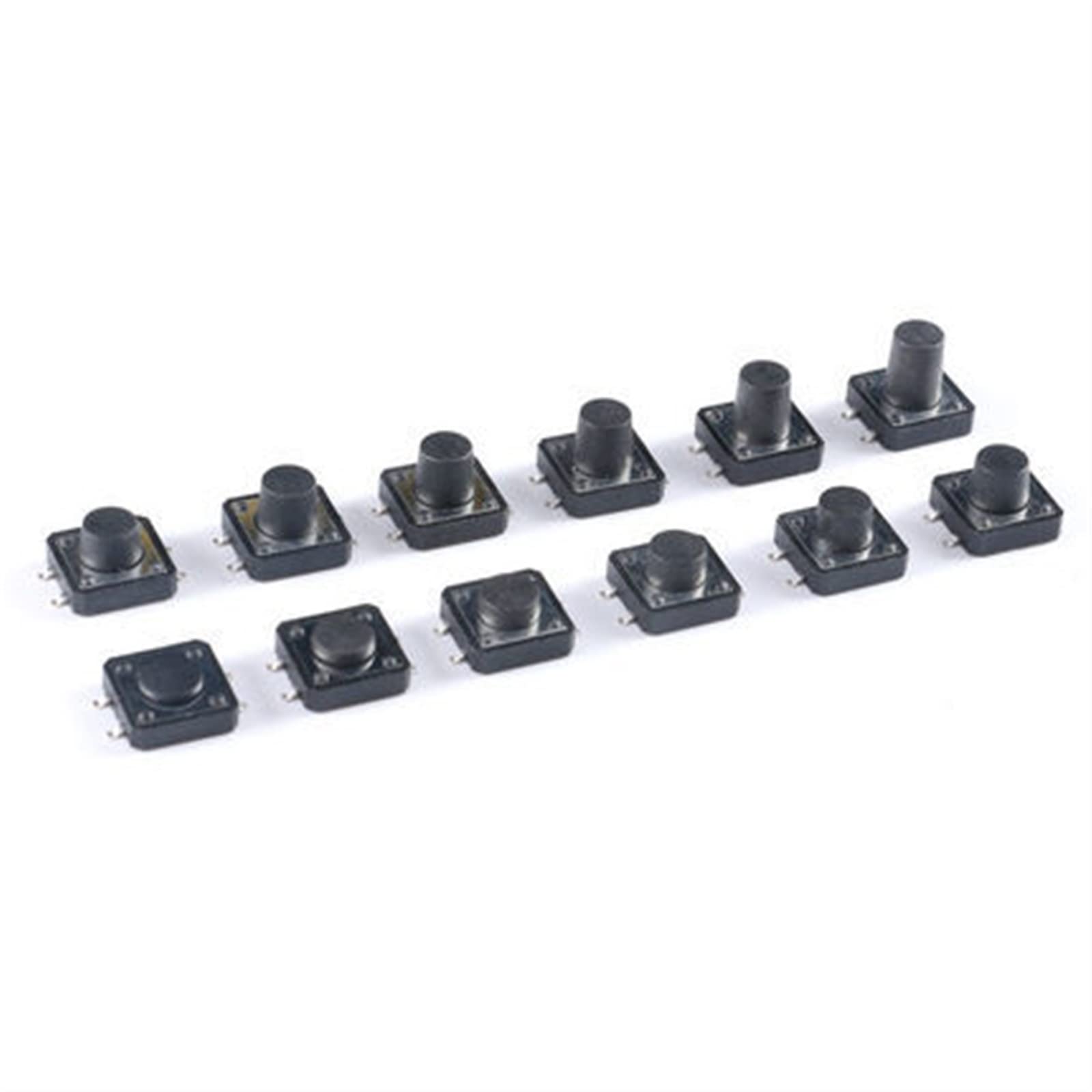 Interrupteur micro tactile 12mm de haute précision avec technologie SMD 4 broches - Lot de 20
