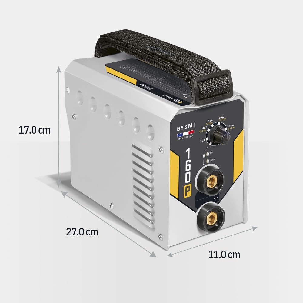 ABRV7 Abratools GYSMI 160P + LCD 11 zestaw inwertera spawalniczego