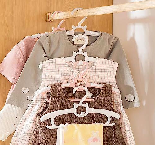 Gencuoir Baby Nursery Closet Hangers, Ultra Thin Non-Slip And Extendable Laundry Infant Pant Hanger For Newborn Clothes 30Pcs11"-14‘’ Adjustable Children Coat Hanger For Girl Boy Toddler Kids Child thumb #5