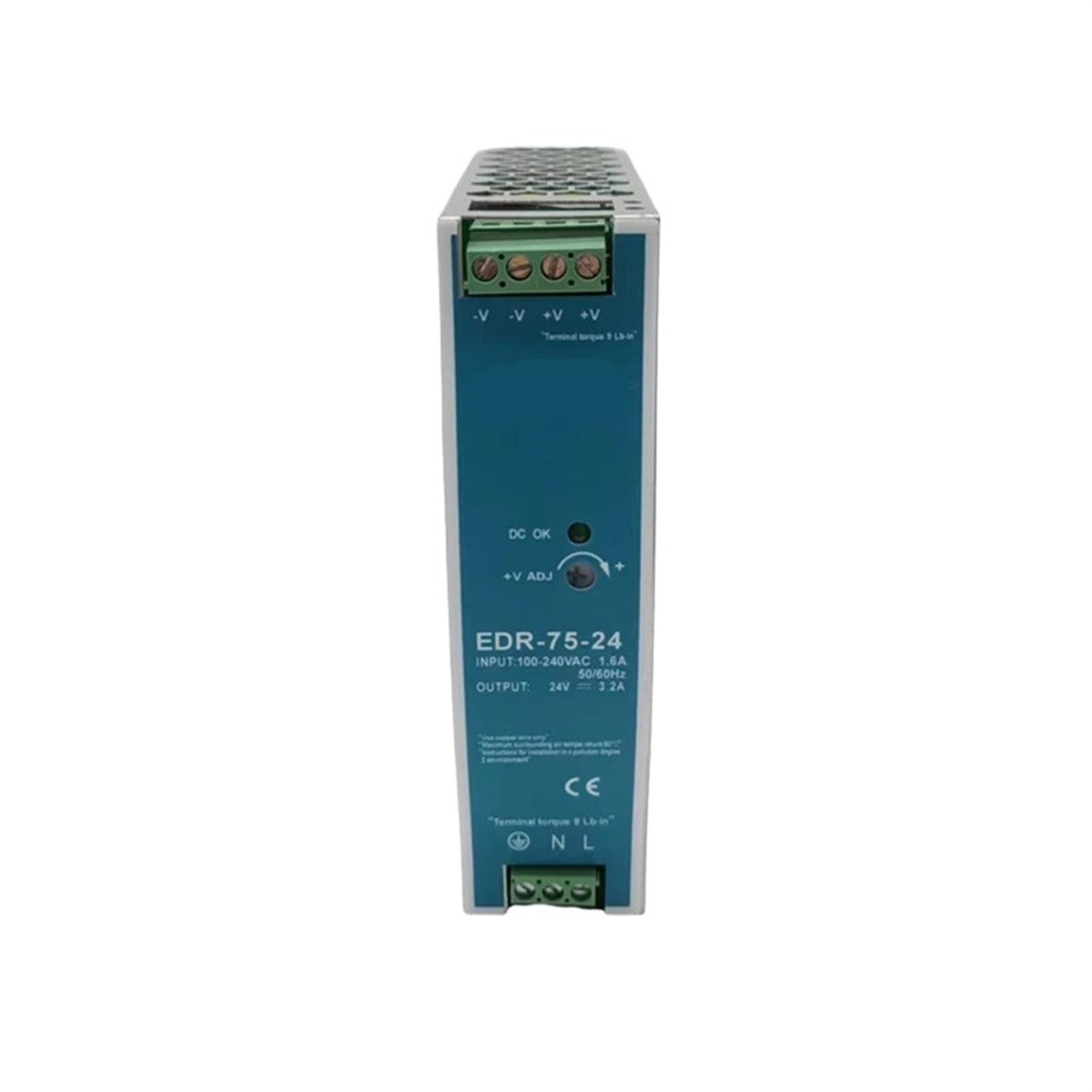 Bloc alimentation à découpage EDR 75W 24V transformateur industriel - 7
