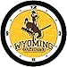 SunTime Wyoming Cowboys - Dimension Wall Clock
