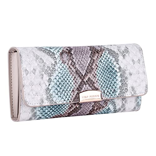 Image of Lino Perros Womens Textured Grey Wallet Women's Western (Grey)