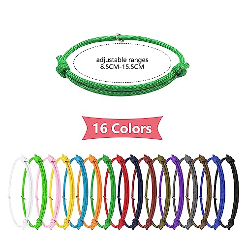 JJWNML 16pcs Welpen ID Halsbänder, Neugeborene Kätzchen, weiche Polyester Halsbänder Einstellbare Bands Identifikation Welpen Halsband für Neugeborene Haustier, Multi Coloured (L,17-28CM)