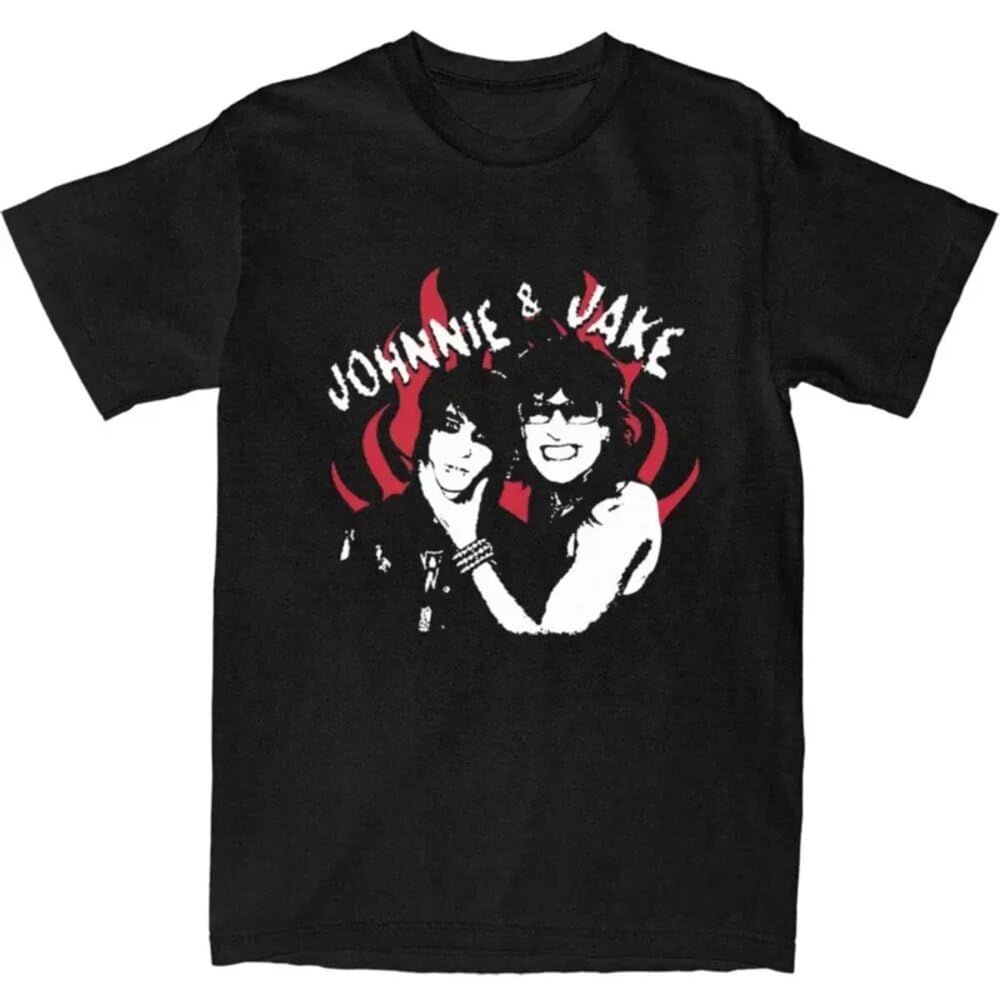 Jake Webber Johnnie Guilbert for Men T Shirt Apparel Leisure Tees Clothing Black L
