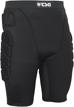 TSG - Crash Pant All Terrain a Protective Shorts Gear Guard for Snowboard, Skate, and Ski - 3D Protection for Hip and Tailbone - Fits Men and Women