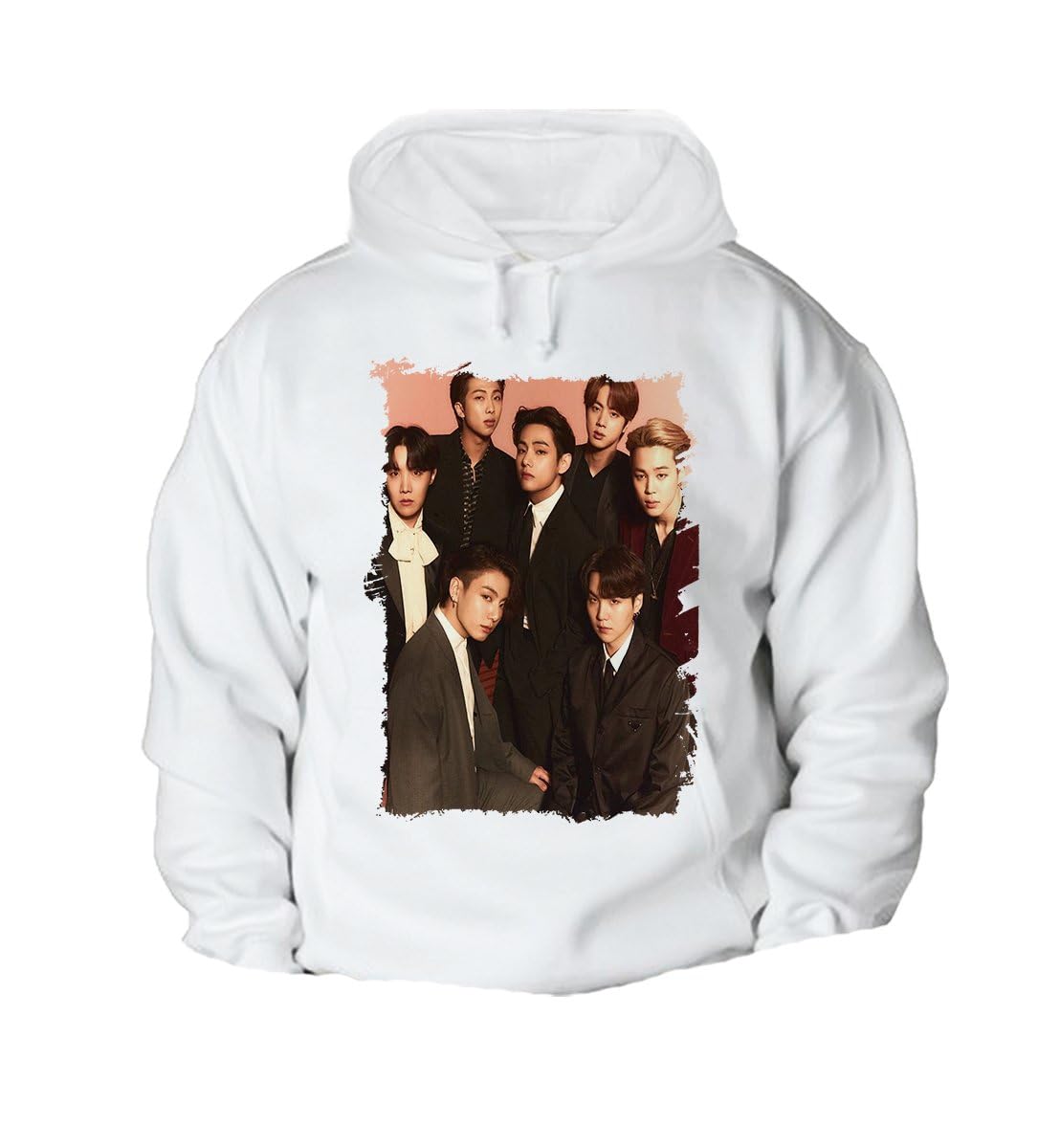 Sudadera con Capucha A3 Grupo Coreano Hooligan Aliens con Bolsillos