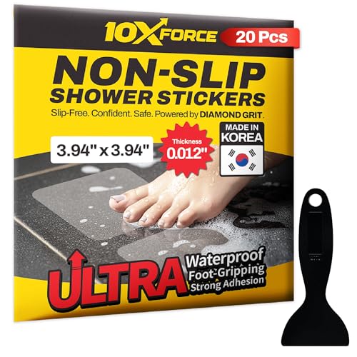 Image of [Made in Korea] Ultra-Thin Bathtub Non Slip Stickers - Diamond Grip Non Slip Bathtub Stickers with Strong Adhesive for Elderly and Safety Use (20)
