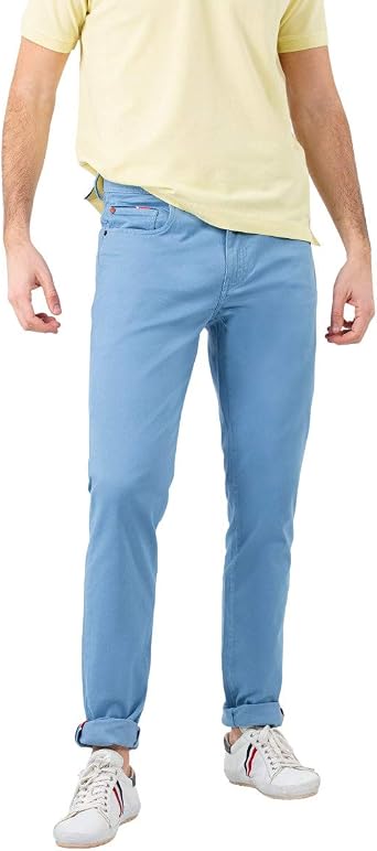 El Ganso Pantalón 5 Bolsillos Azul: Amazon.es: Ropa