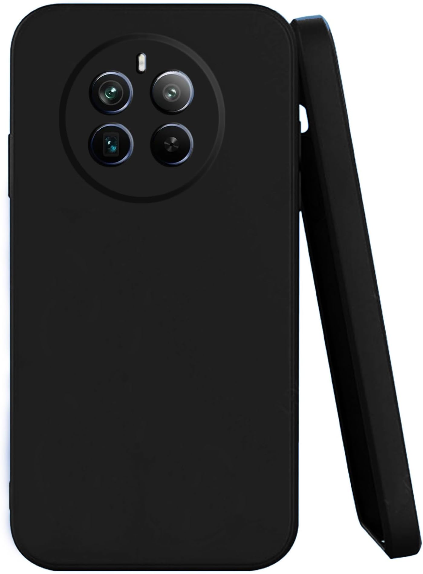 SPAZY CASEยฎ Realme P1 Pro 5G Back Cover | Soft Silicone Slim Back Case Cover for Realme P1 Pro 5G - Black