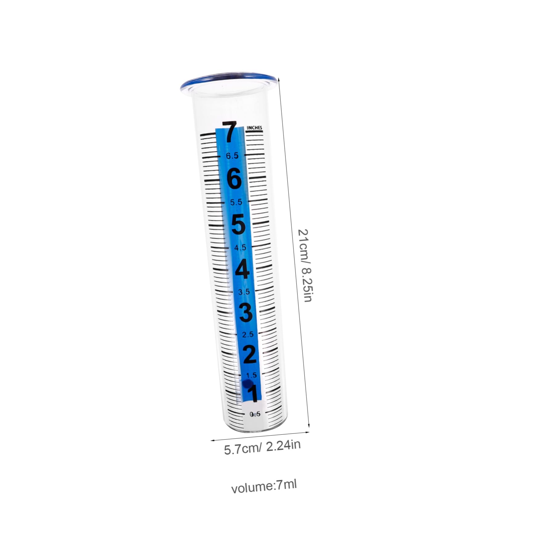 BESPORTBLE Transparent Rain Gauge Accurate Shaped Measuring Tube for Outdoor Use Rain Measuring Tool for Garden Lawn and Home for Efficient Watering