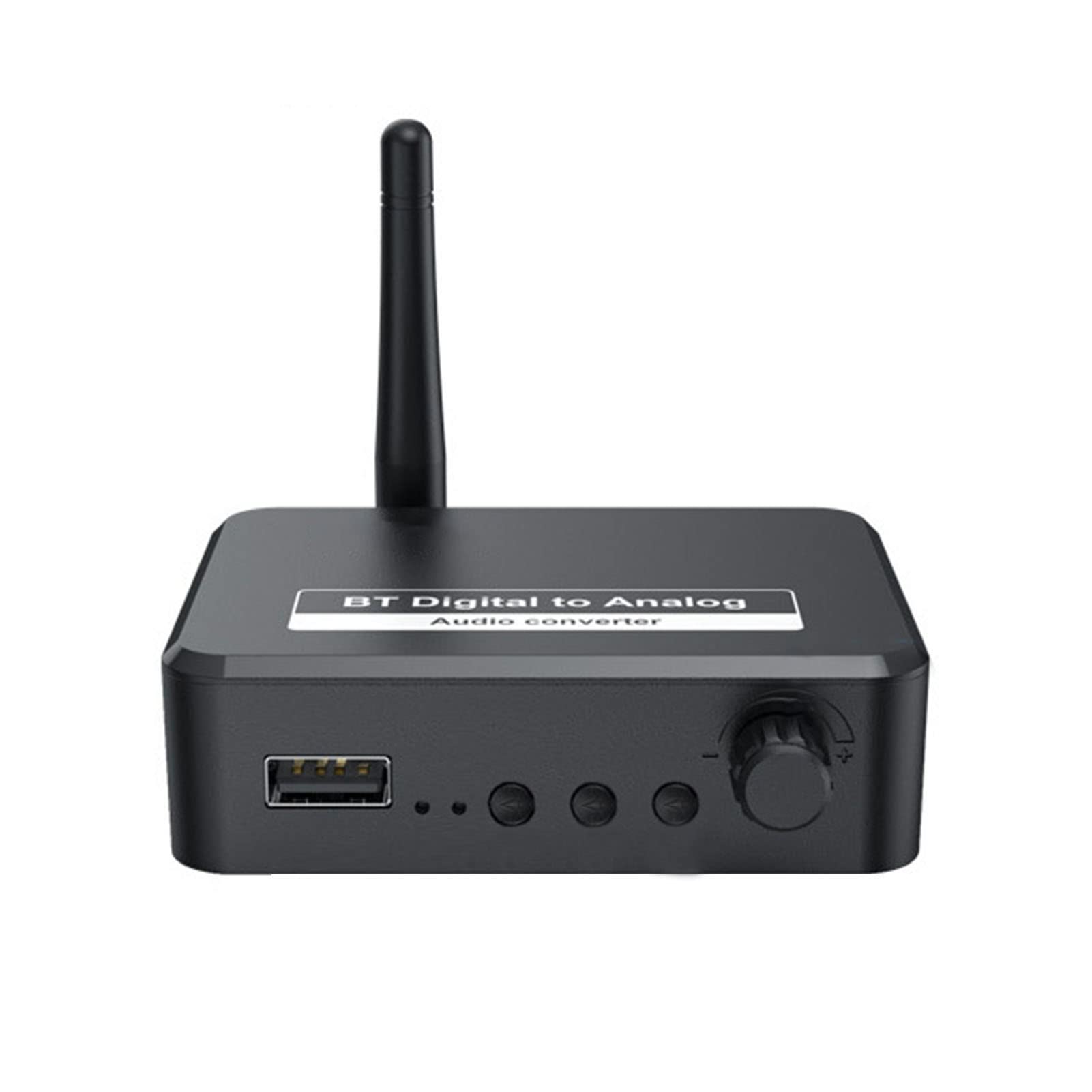 Cosiki Ricevitore Bluetooth 5.1, Convertitore da Digitale Ad Analogico, Ricevitore con SPDIF su 3,5 Mm AUX, Ideale per Sistemi Domestici di Altoparlanti Wireless con Commutazione Professionale