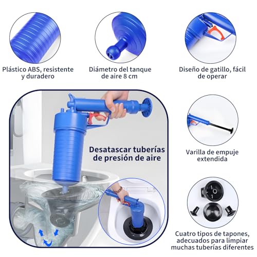 La Mejor Lista de Desatascadores y portadesatascadores de inodoro los más recomendados. 23 Imagen adicional