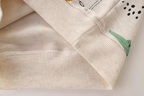 Image of Popshion Toddler Boys Sweatshirt Cotton Lightweight Kids Winter Warm Sweater Crewneck Pullover Tops