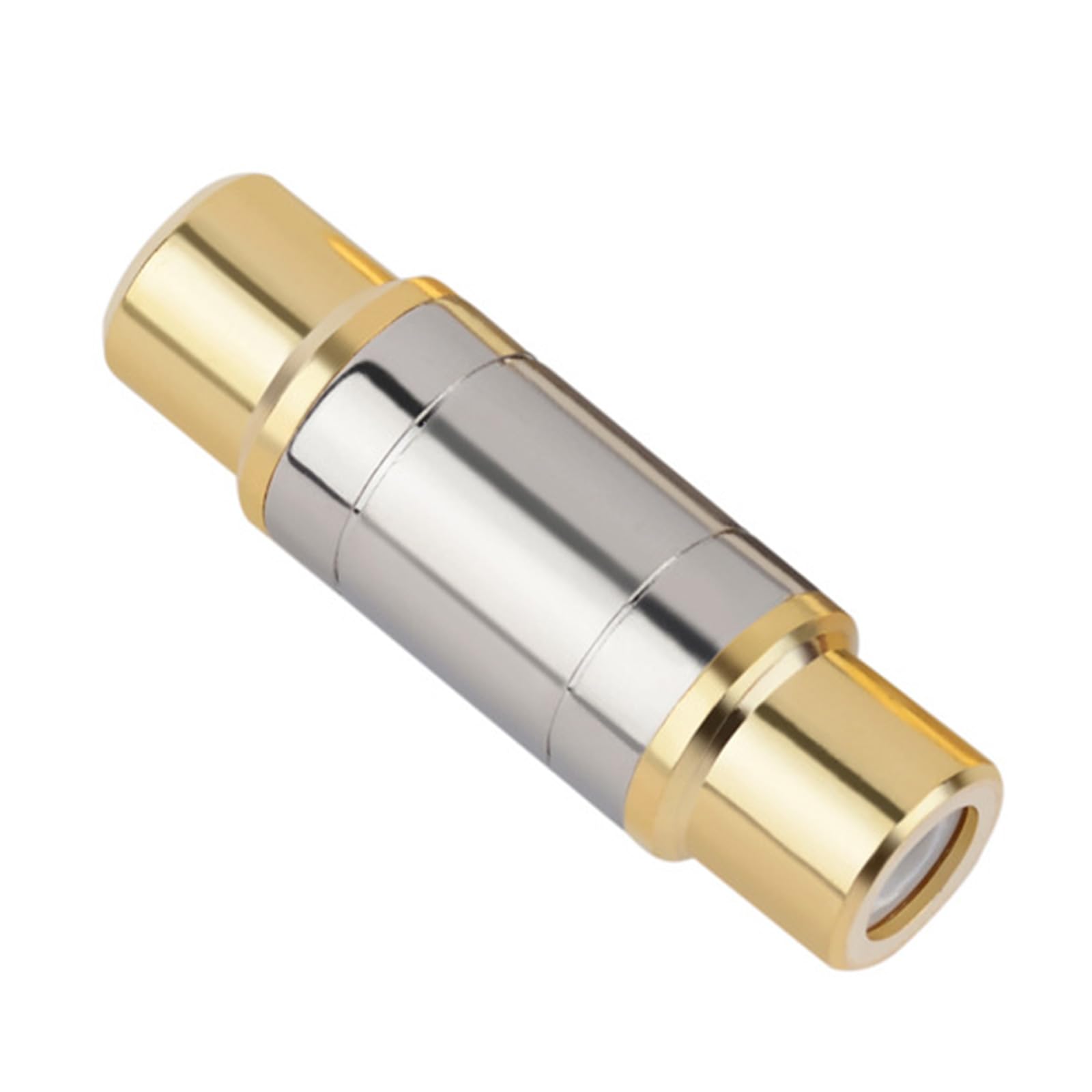 Portable Gold Plated Connector Female to Female Coupler Straight Head Adapter for Video Transmission