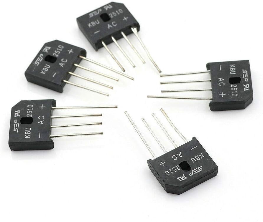 Gump's grocery 5Pcs 25A 1000V Diode Bridge Rectifier KBU2~OJ