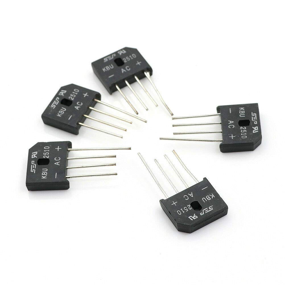 Gump's grocery 5Pcs 25A 1000V Diode Bridge Rectifier KBU2~OJ