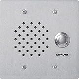 Aiphone Corporation LE-SS/A Audio Door Station for LEF, LEM, AP-M, or MP-S Series, Stainless Steel, 4-3/4