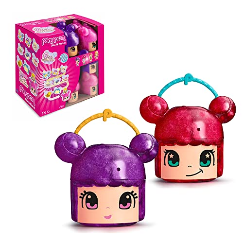 Pinypon - Lil Head Toy 3, Contenitore Rosa