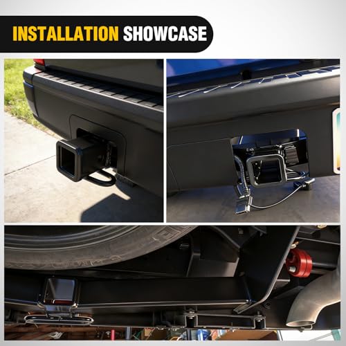 Image of Nilight Class 3 Trailer Hitch 2-Inch Heavy Duty Tow Hitch Receiver Fits 2022-2025 Ford Maverick Excluding Factory Receiver Compatible with Ball Mount Cargo Carrier Bike Rack Tow Hook