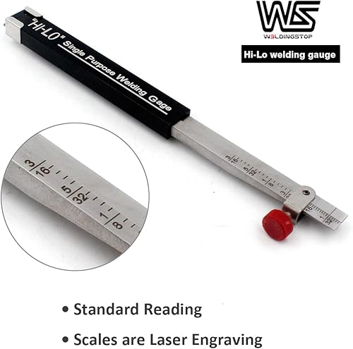 Miniatura 3 de Hola lo indicador Hi-Lo indicador de soldadura interna solo propósito en acero inoxidable de la pulgada