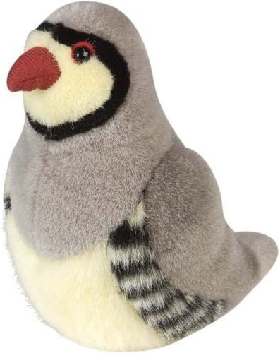 Partridge Red-Leg - Audubon Plush Bird (Authentic Bird Sound)