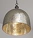 Capital Lighting 336011YP-483 Inglewood Urban/Industrial Hand-Blown Stone Seeded Mercury Glass Dome Pendant, 1-Light 100 Watt, 19