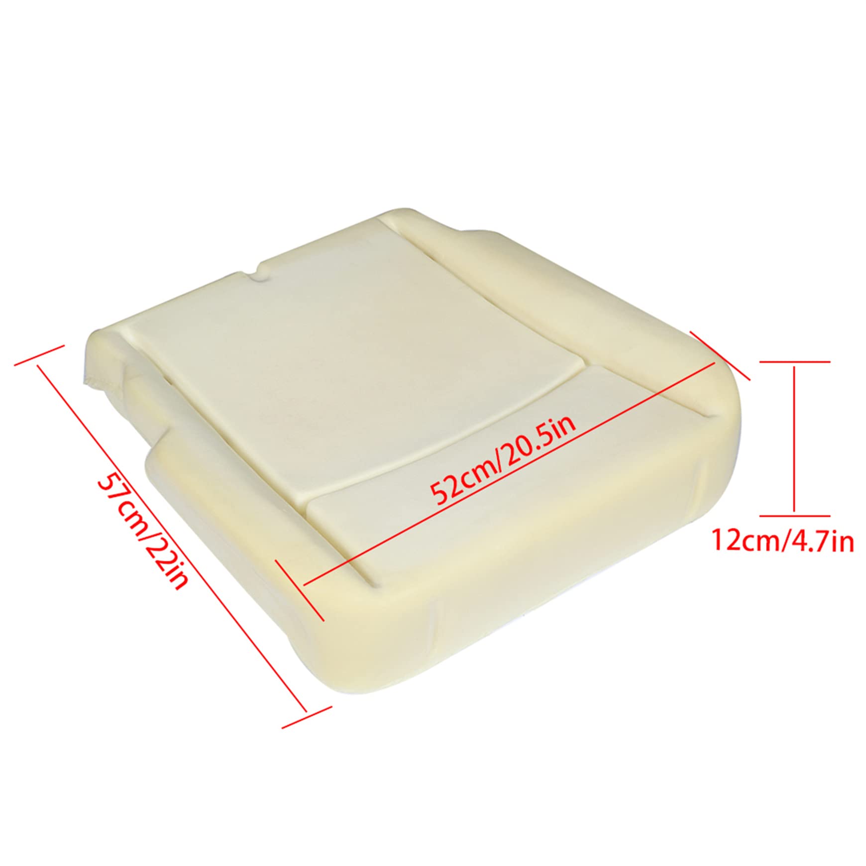 Driver Side Bottom Seat Foam Cushion Replacement for Ram 1500 2500 3500 2009-2018