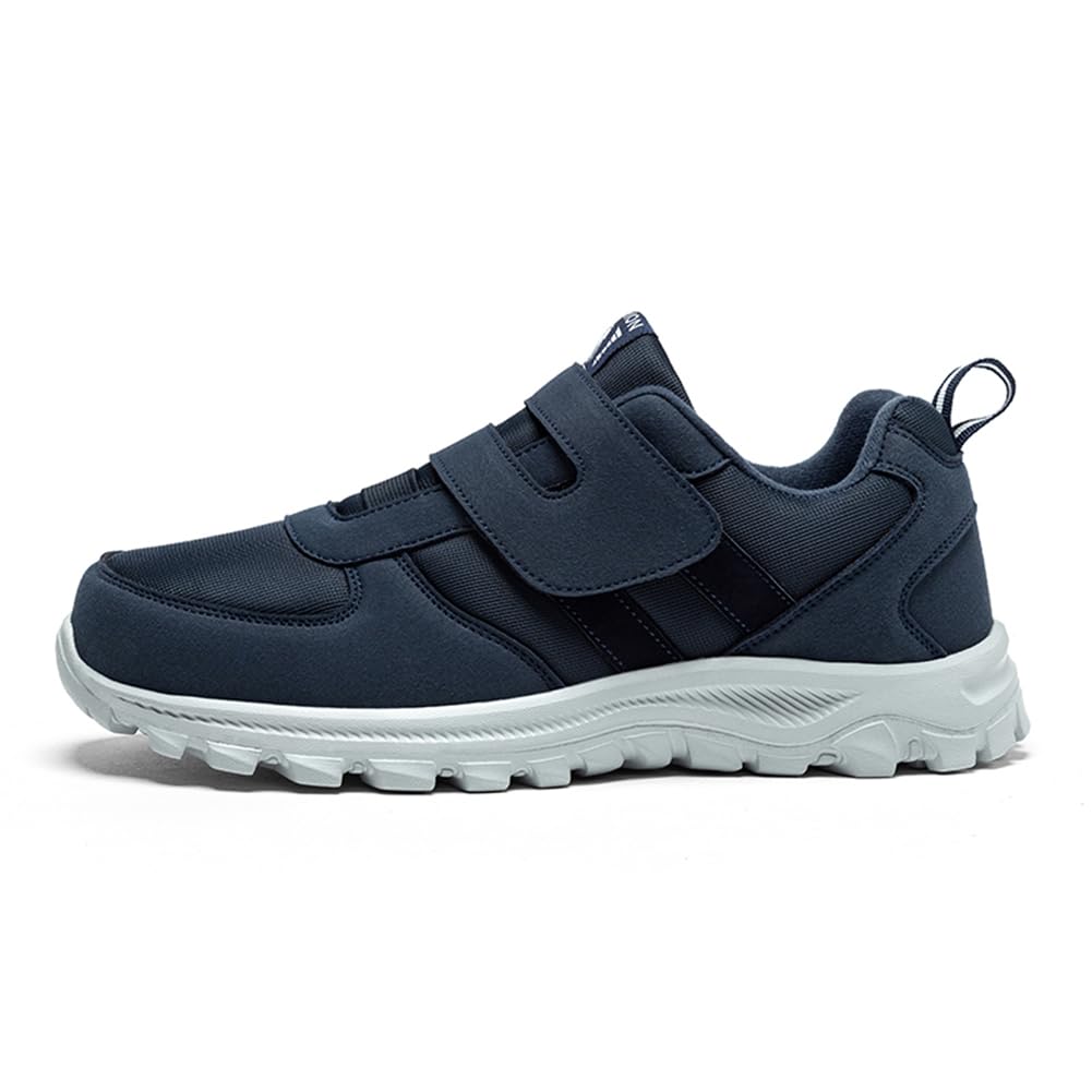 RUYI Zapatos diabéticos para mujer y hombre, extraanchos, para personas mayores, ortopédicos, para caminar, ultraligeros, con cierre de velcro para pies hinchados