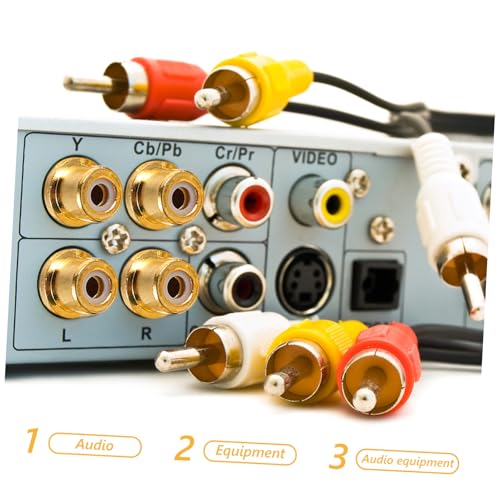 Conectores de horquilla de audio y terminal de panel para cable de altavoz DIY 5