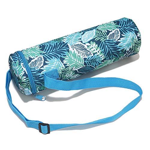 image for N/X Tropical Leaves Wine Chiller Wine Travel Bag Wine Cooler Bag Reusa