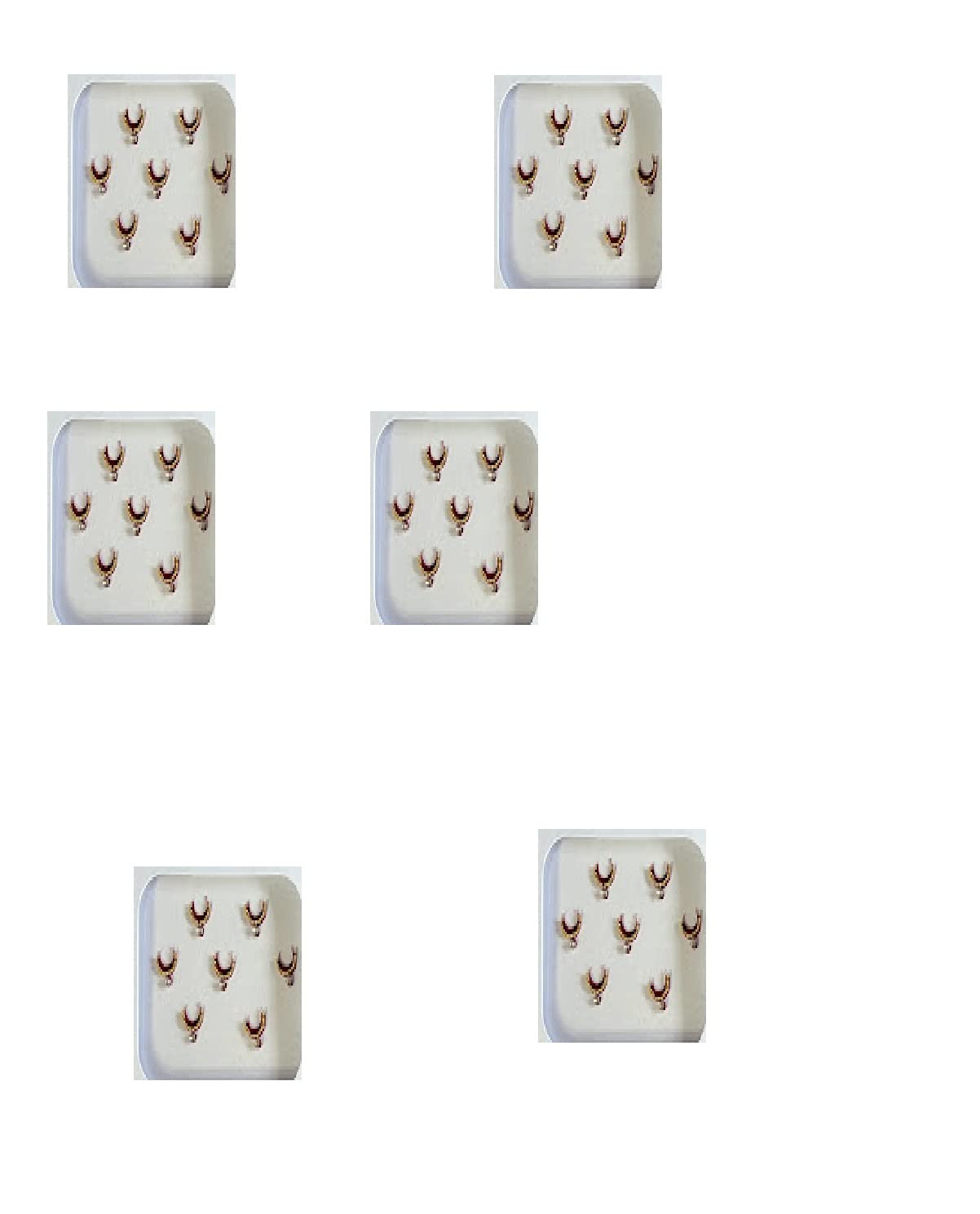 OJ Maroon Half Moon Shape Bindi Fancy 1Line Moti Tikali Kumkum Sticker Bindiya Tikka Giftable Forehead Skin Friendly Glue Traditional Unique Bindi Womens & Girls Stone-Pack of 6