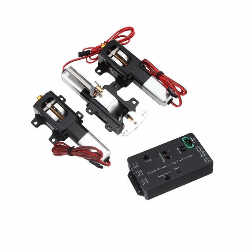 TYXTTGY RC Airplane CYS-R2090 90 Degree Electric Rotating Retractable Landing Gear for 6.012kg RC EDF Aircraft Model