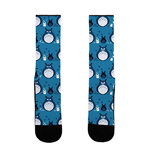 LookHUMAN Totoro Pattern US Size 7-13 Socks