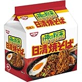 日清食品 日清焼そば 5食パック インスタント袋麺 500g×6パック