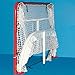 EZGoal Hockey Folding Pro Goal with Backstop and Targets, 2-Inch, Red/White