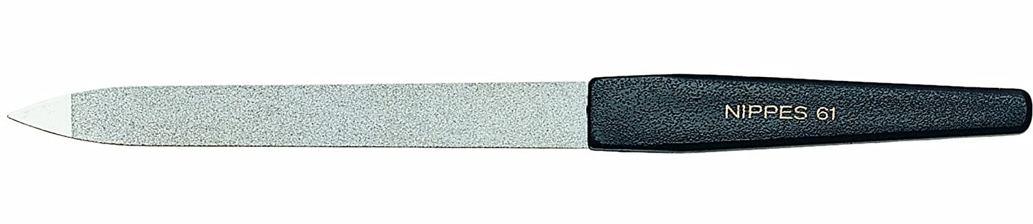 Nippes Solingen Sapphire Nail File Coarse & Fine 61 | Made Of The Hardened Steel | For Precise Filing Through Round Shape