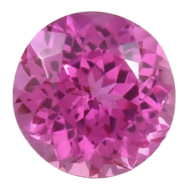 Saphir rose naturel de 10mm pour créer votre bague de fiançailles DIY