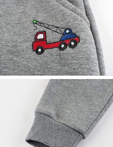 GFQLONG Toddler Boys 2 Pack Cotton Dinosaur Active Jogger Pants,Kids Cartoon Sweatpants Casual Lounging Bottoms - Image 7