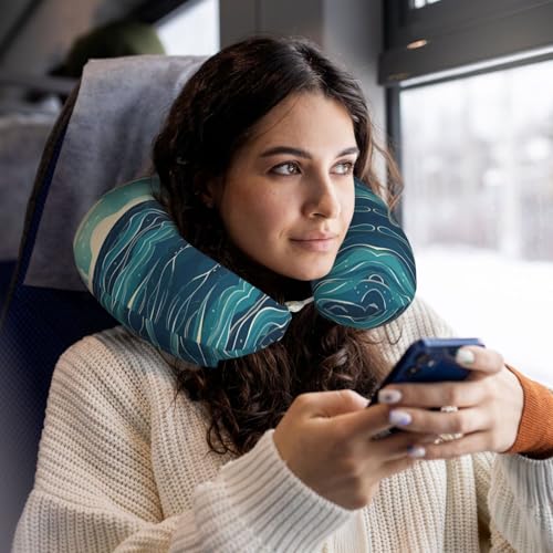 Almohada de viaje espuma viscoelástica tamaño estándar miniatura 6