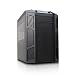 Rexgear 1 Micro ATX Cube PC Case with Removable Trays for Easy Installation, Black