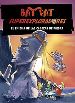 Paperback El enigma de las cabezas de piedra (Bat Pat Superexploradores 5) [Spanish] Book